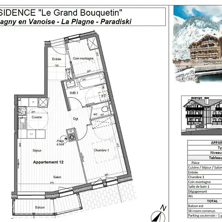 Le Grand Bouquetin - 2 Pieces Pour 6 Personnes 921